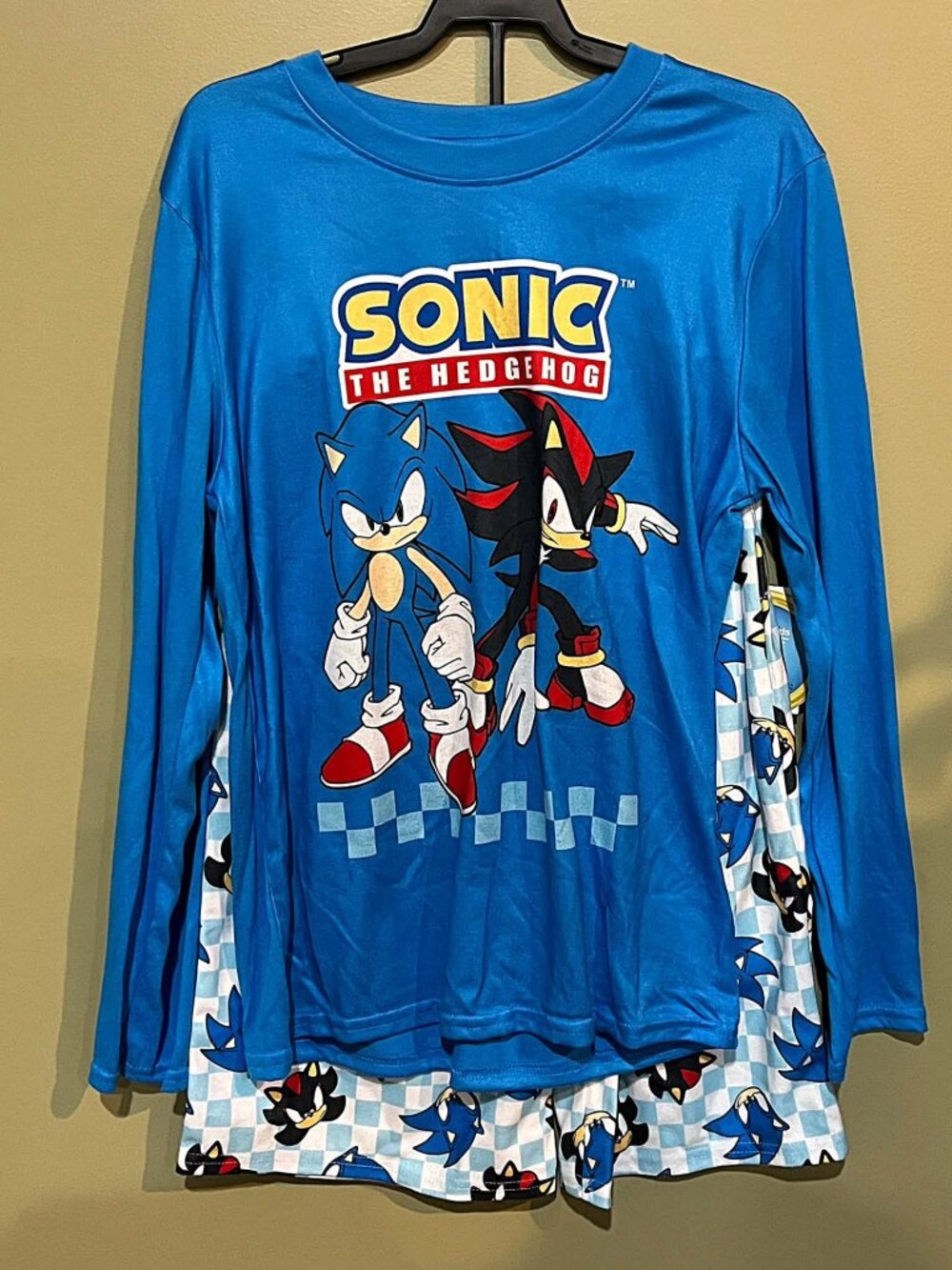 2/$15.00 Sonic The Hedgehog Boys Pajama Set